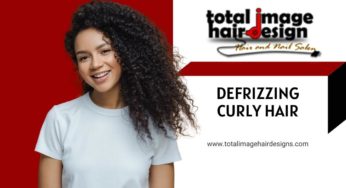 Defrizzing Curly Hair