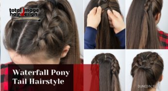 Waterfall Ponytail Hairstyle